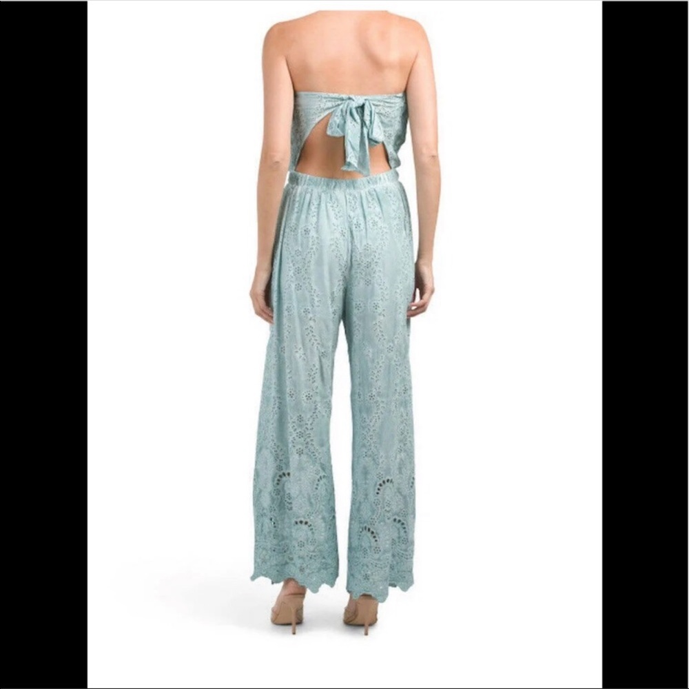 NWT Young Fabulous & Broke Strapless Lace Jumpsuit